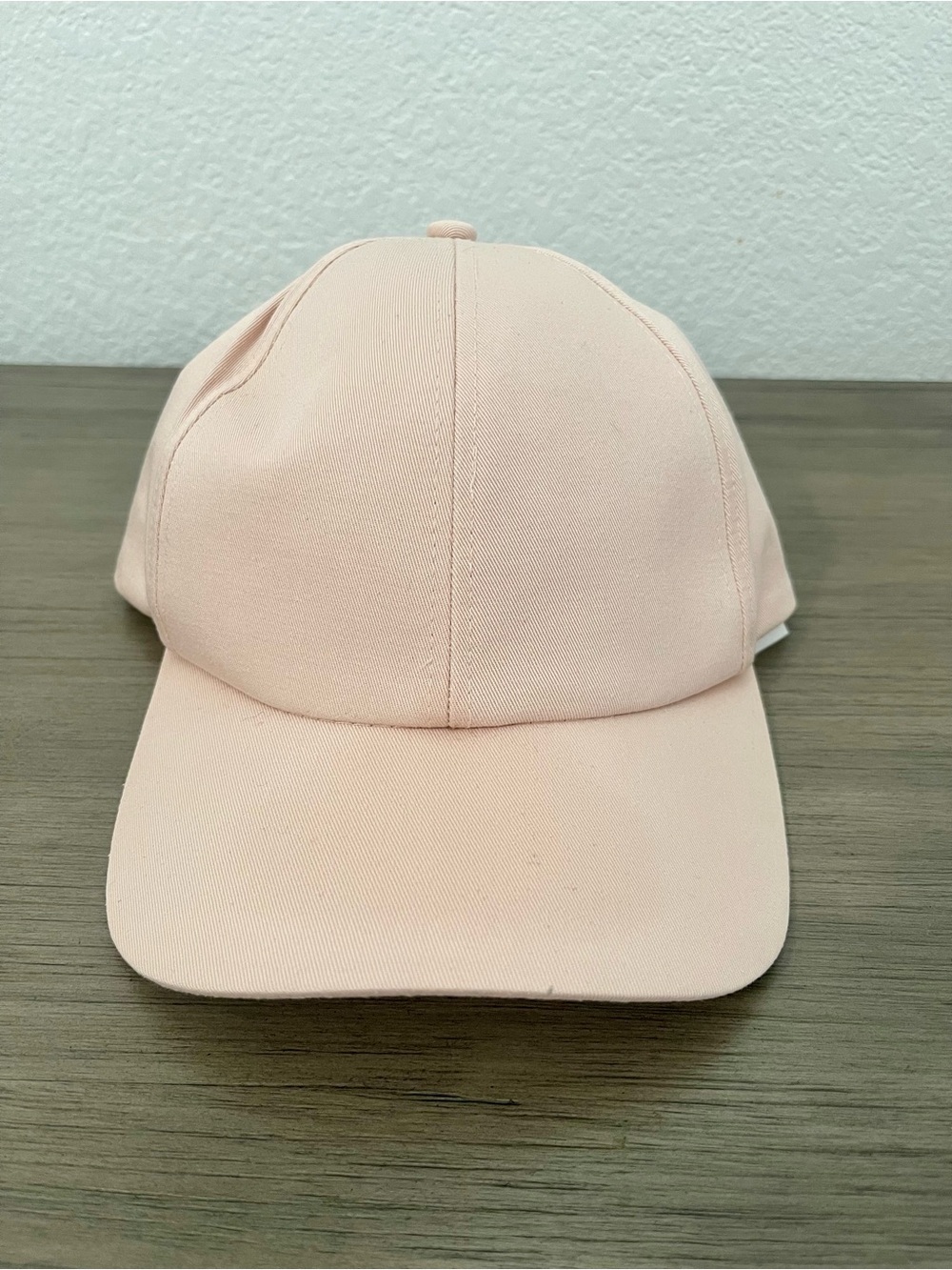 H&M Men’s Salmon Solid Cotton Adjustable Baseball Cap Hat SnapBack Size L